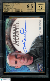 2008 Stargate Atlantis S3 Autograph Mitch Pileggi Limited Auto BGS 9.5/10 POP 1